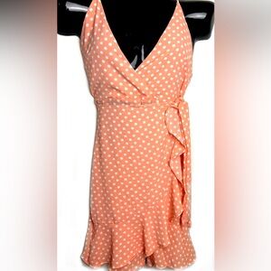 Polka Dot Wrap Dress